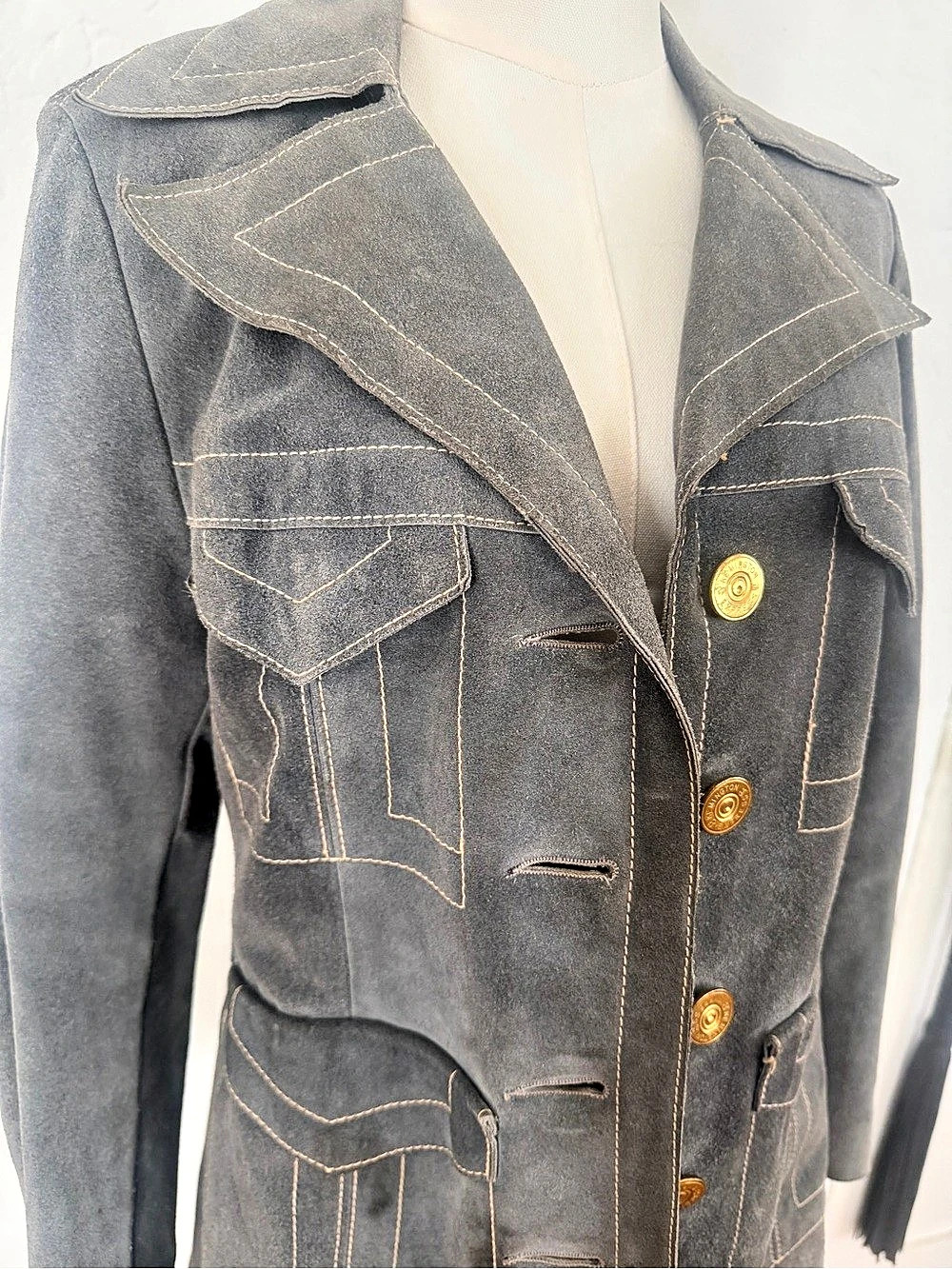 70s suede jacket - Picture 3 of 8